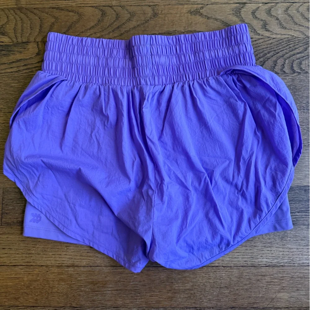 All in Motion Women's Bright Purple Athletic Shorts - XS High Waist